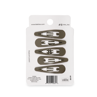 TELETIES - Sage It Ain't So Snap Clips (6Ct)
