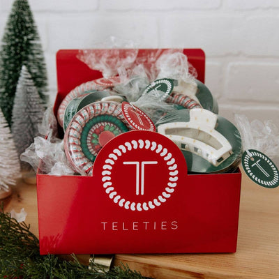 TELETIES - Holiday Wrapped Clip or Coil