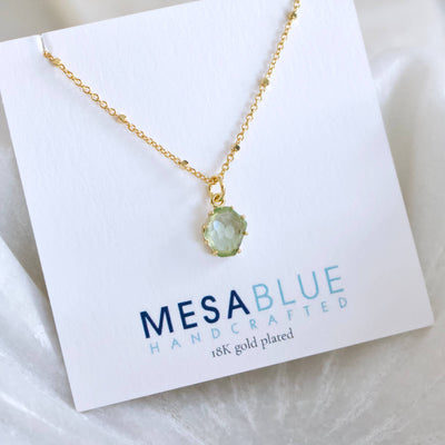 Mesa Blue - Erinite Necklace