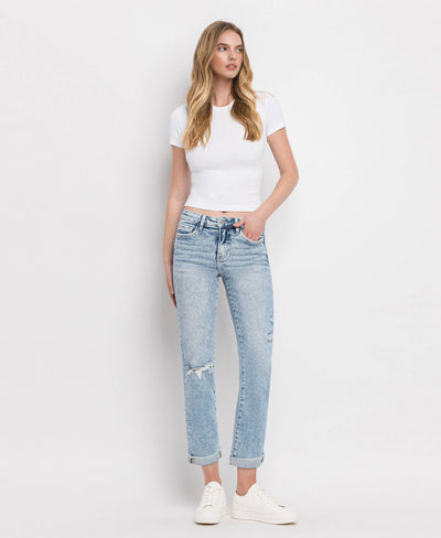 Lovervet - Cuffed Denim with Tummy Control