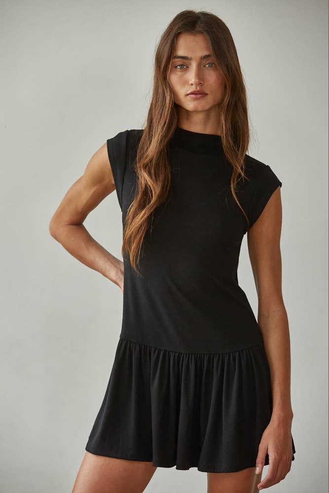 Eloise Black Mini Dress