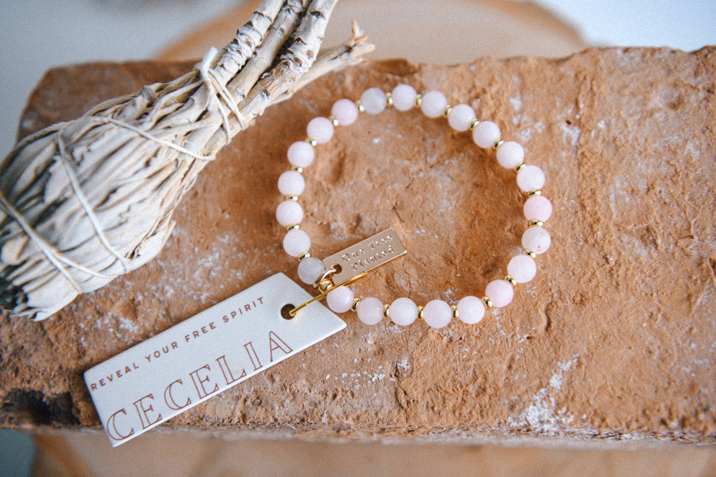 Cecelia Designs Jewelry - Genuine Gemstone and Gold Spacer Bead Bracelets