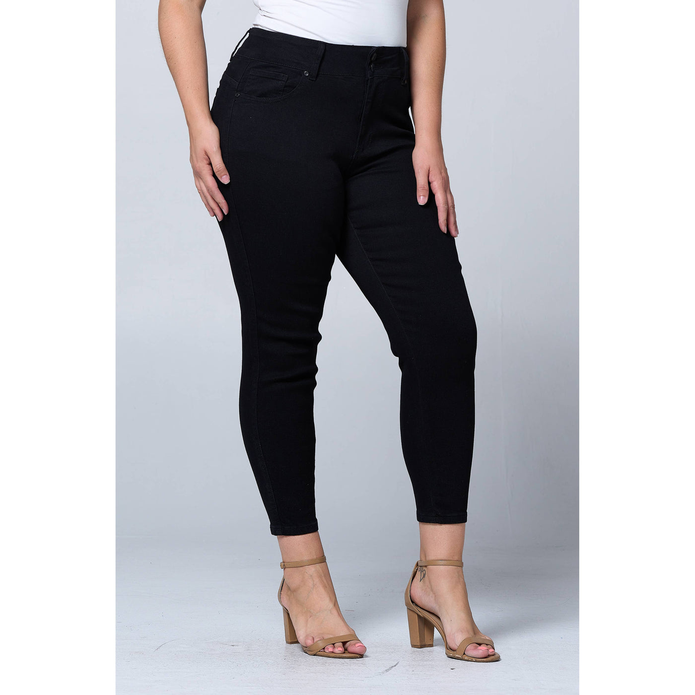 Blue Turtle - Plus Size Tummy Tuck Butt Lift Skinny Jean PH3502X Dark