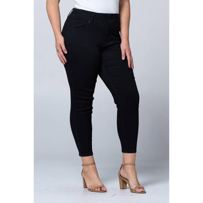 Blue Turtle - Plus Size Tummy Tuck Butt Lift Skinny Jean PH3502X Dark