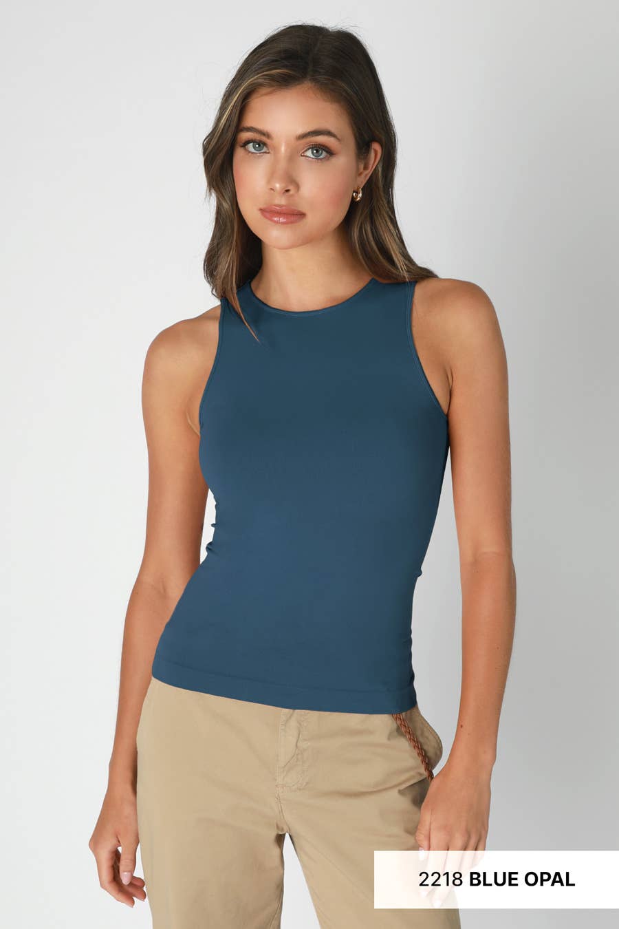 Elizabeth High Neck Tank