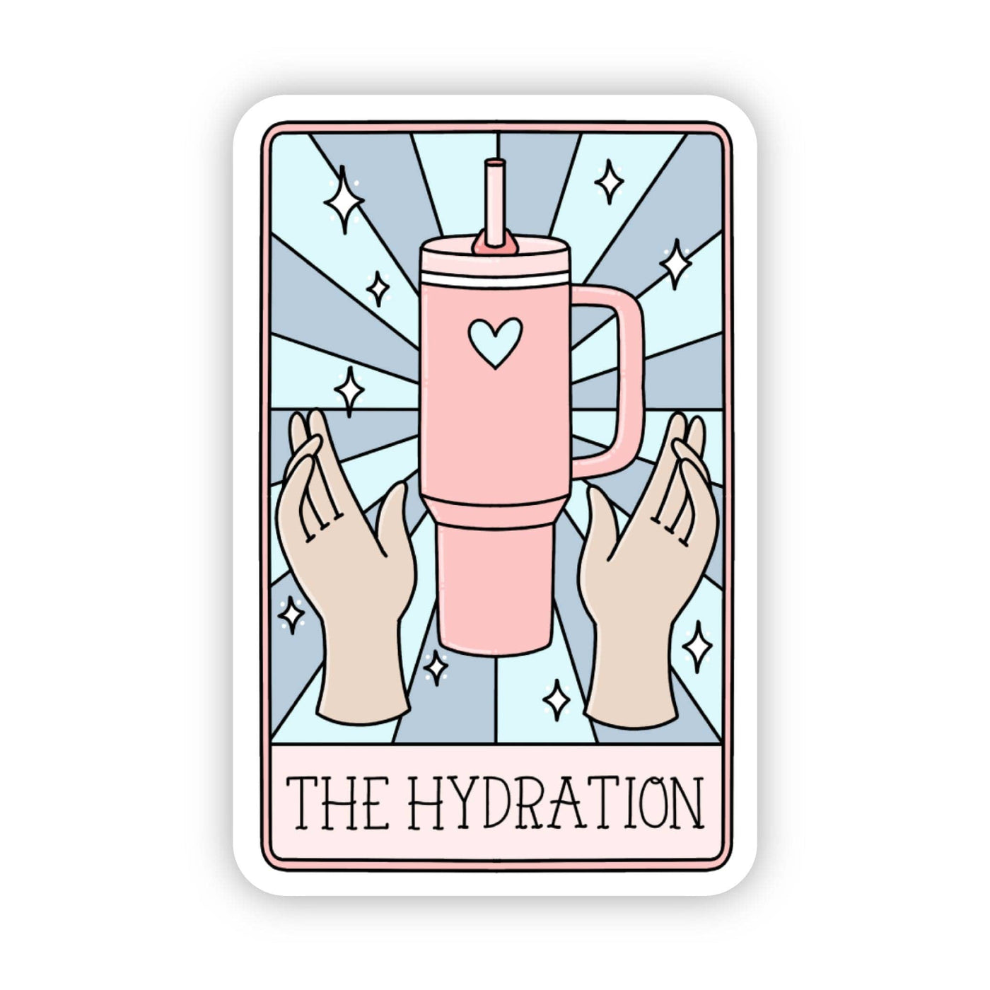 Big Moods - "The Hydration" Tarot Card Sticker