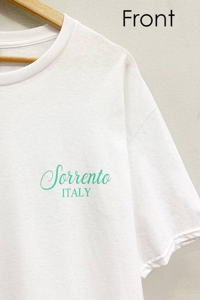 Sweet Claire - Sorrento Tee: White / OVERSIZED / SM