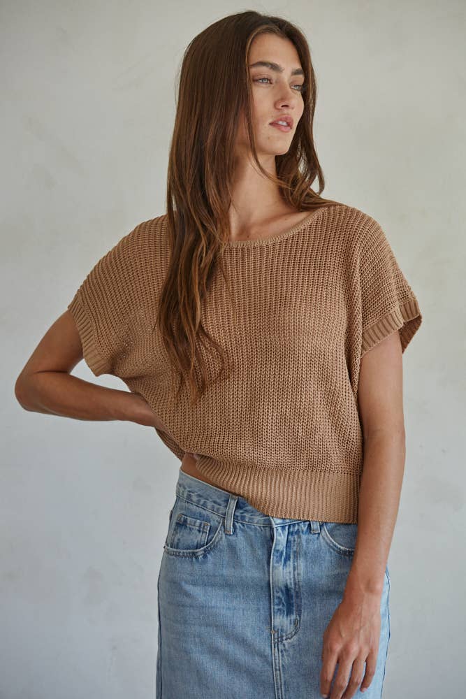 Millie Open Knit Top
