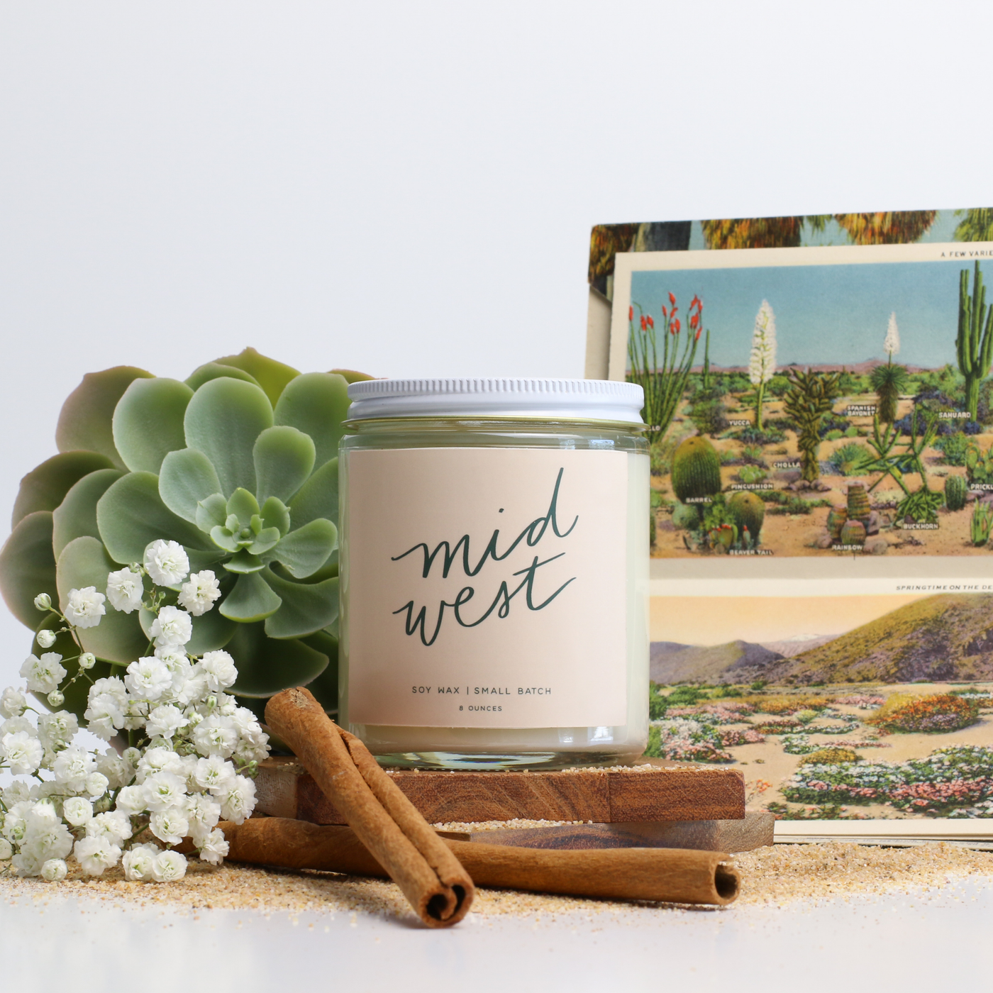 Poured Goods - Midwest: 8oz Soy Wax - Small Batch Candles