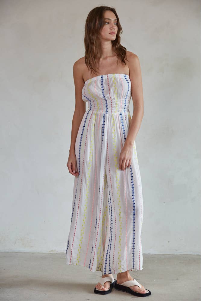 Emma Rose Embroidered Jumpsuit