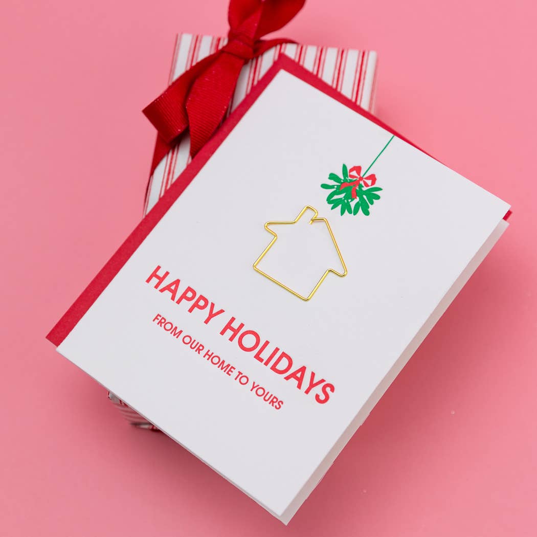 From Our Home To Yours - Holiday Letterpress Card