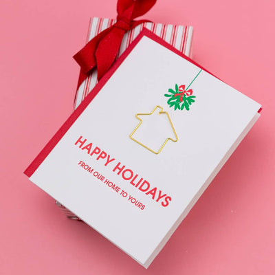 From Our Home To Yours - Holiday Letterpress Card