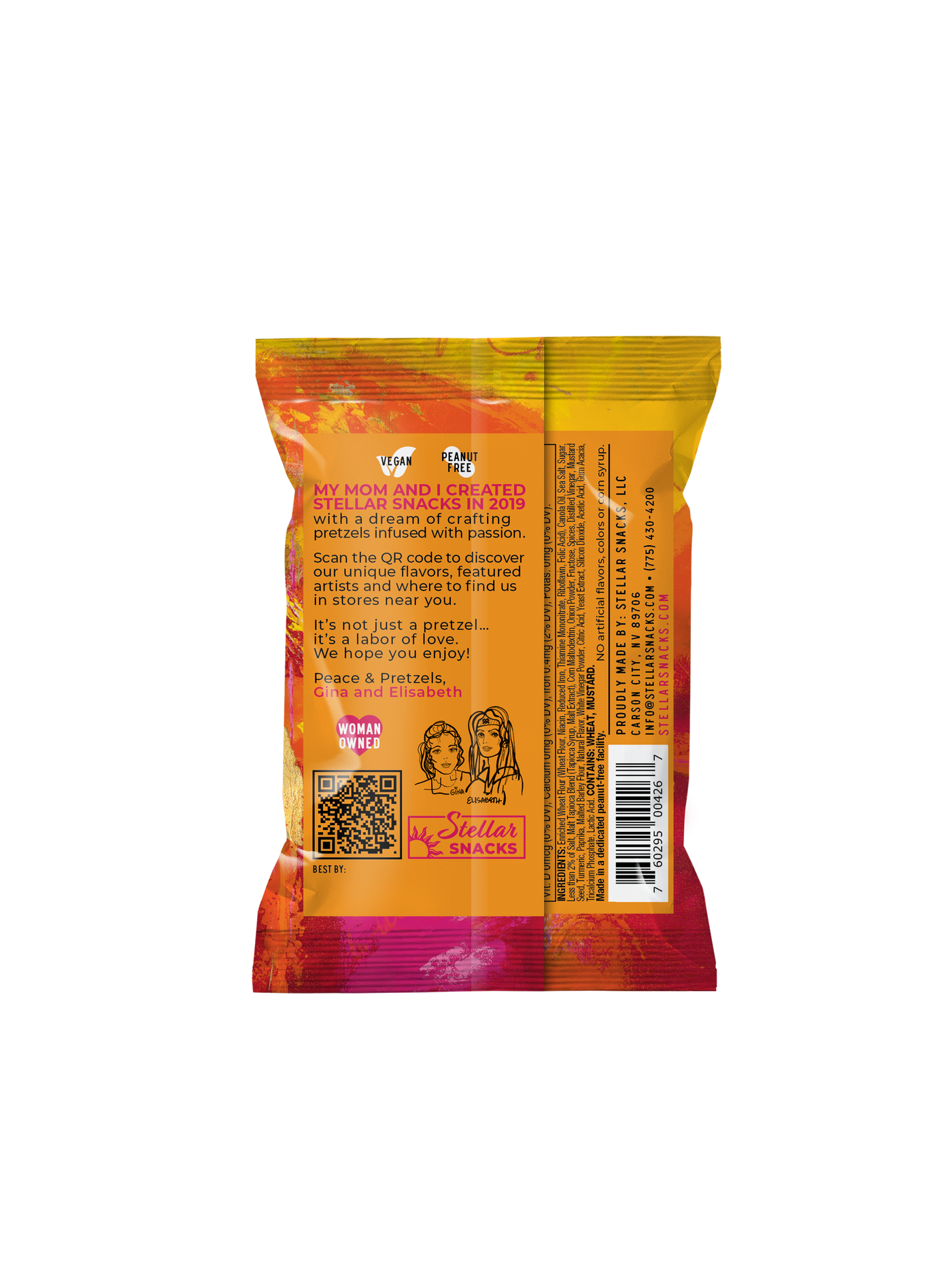 Stellar Snacks - Stellar Pretzel Braids - French Dijon - 0.5oz