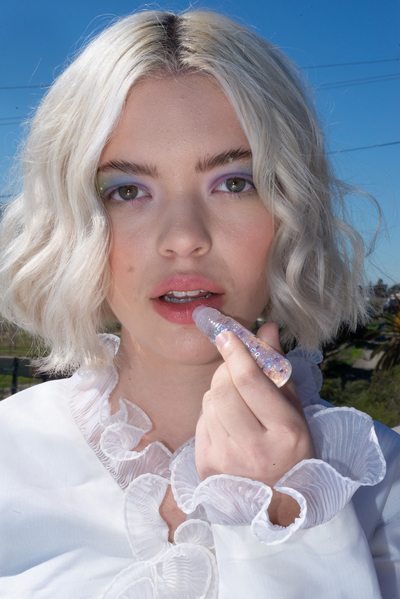 Lavender Stardust - Kissing Glitter Lip Gloss : PINK PARTY VANILLA