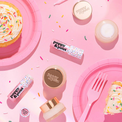 Poppy & Pout - Lip Care Duo, Birthday Confetti Cake