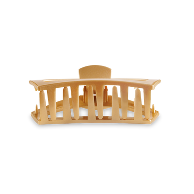 TELETIES - Open Hair Clip | Small | Champagne Toast