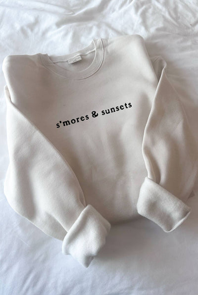 OAT COLLECTIVE - S'MORES AND SUNSETS Mid Graphic Sweatshirt