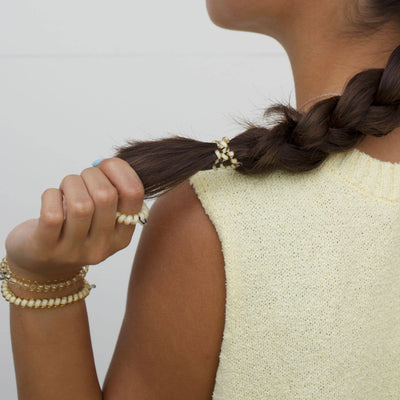 TELETIES - Spiral Hair Coils | Tiny | Butter Yellow Hair Ties