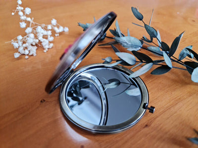 Embroidered Compact Mirror