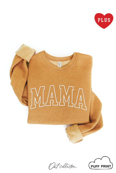 OAT COLLECTIVE - MAMA PUFF  Plus Graphic Sweatshirt