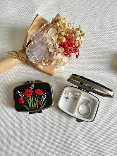 Mini Jewelry Box with Mirror