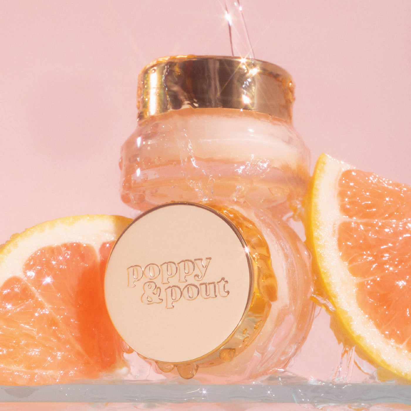 Poppy & Pout - Lip Mask, Original, Pink Grapefruit