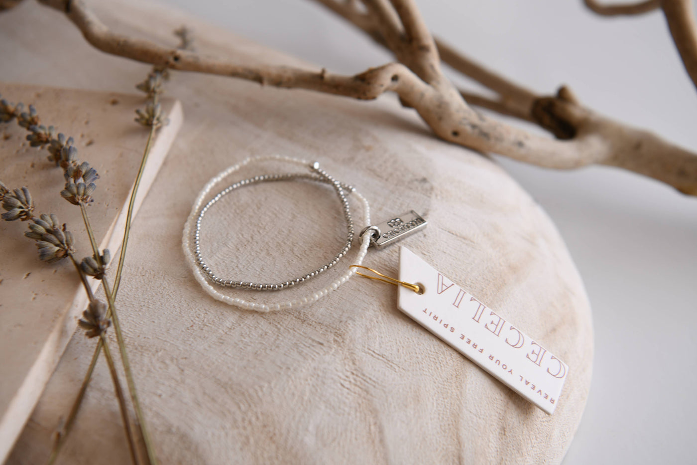 Cecelia Designs Jewelry - Golden Ocean Seed Bead Double Wrap Bracelet