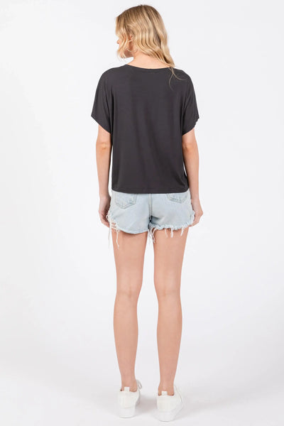 Raygen Loose Fit Top