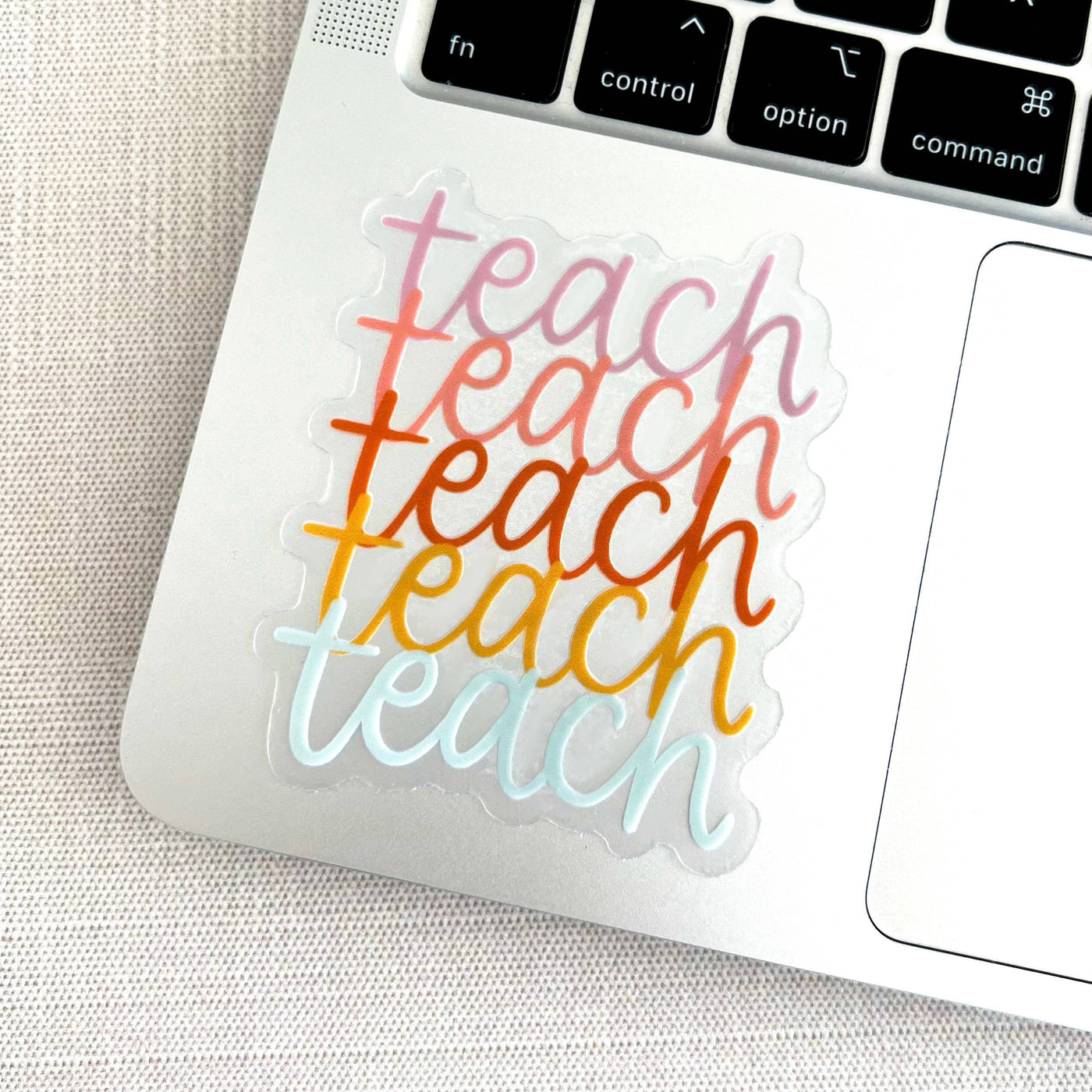 Elyse Breanne Design - Clear Teach Sticker 3x3 in.