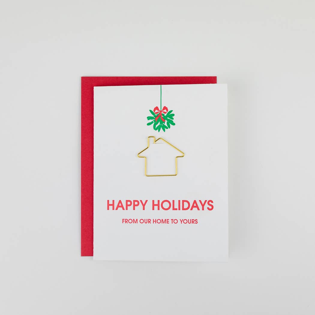 From Our Home To Yours - Holiday Letterpress Card