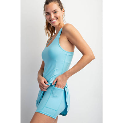 Rae Mode - TENNIS ROMPER DRESS: Peri Lavender / L