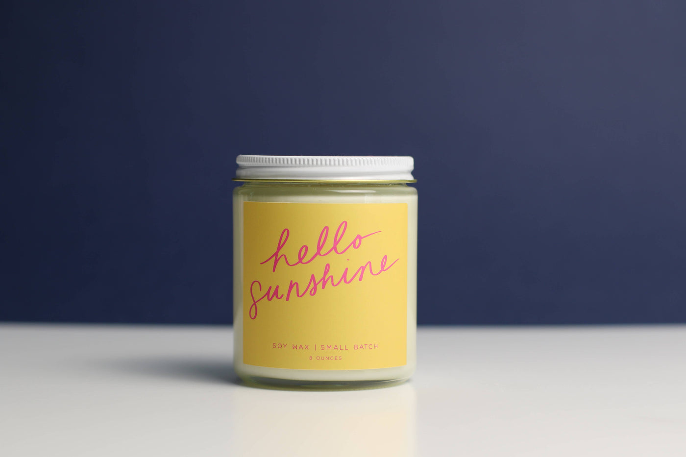 Poured Goods - Hello Sunshine: 8 oz Soy Wax - Small Batch Candles