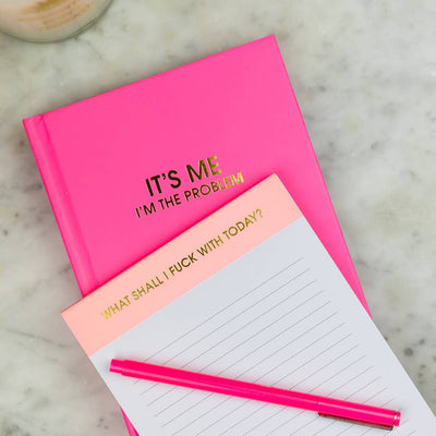 Chez Gagné - To Complete Before Happy Hour Notepad - Pink
