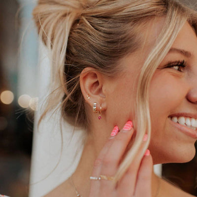 Mauve Jewelry Co. - Laurel Gold Leaf Studs