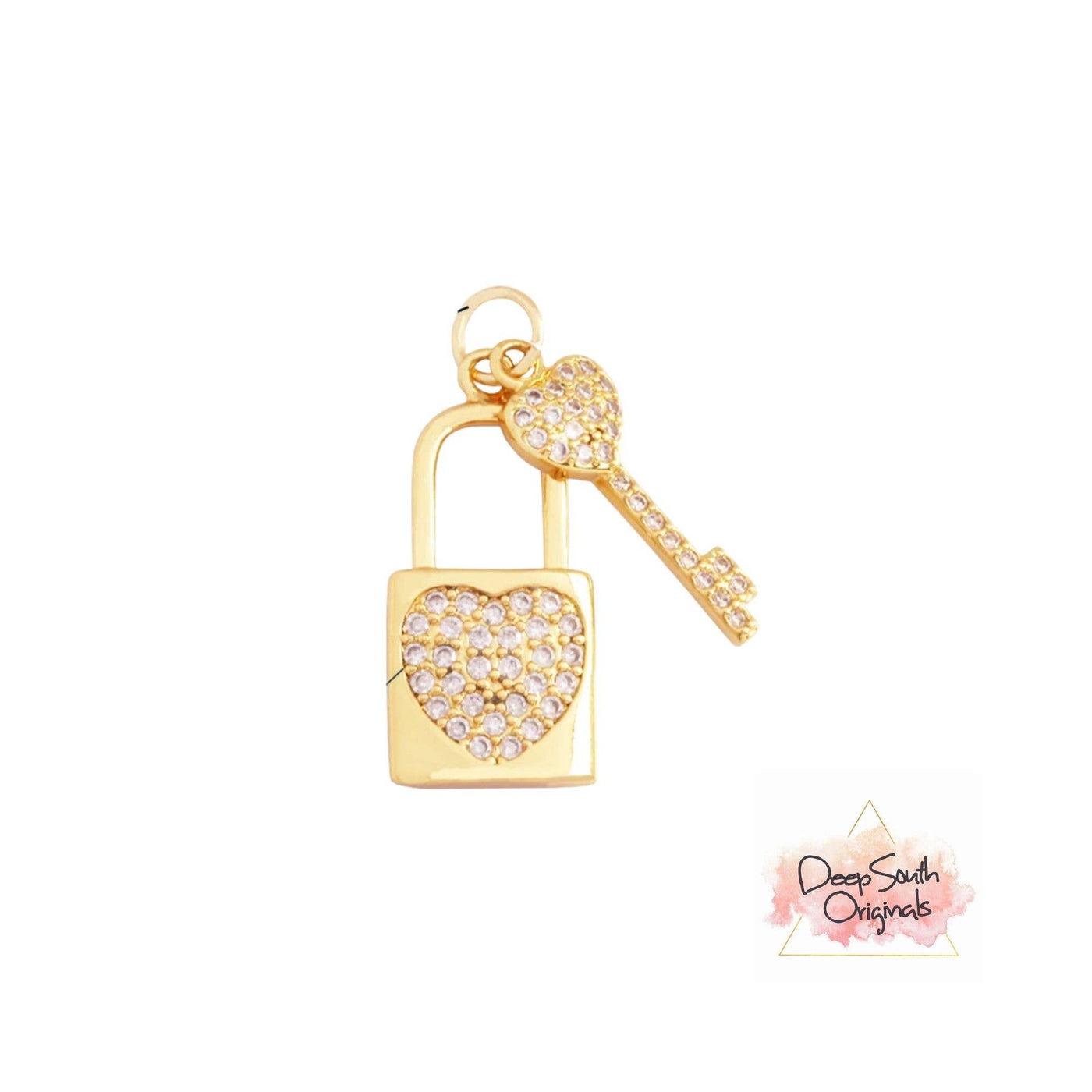 Lock & Key Charm