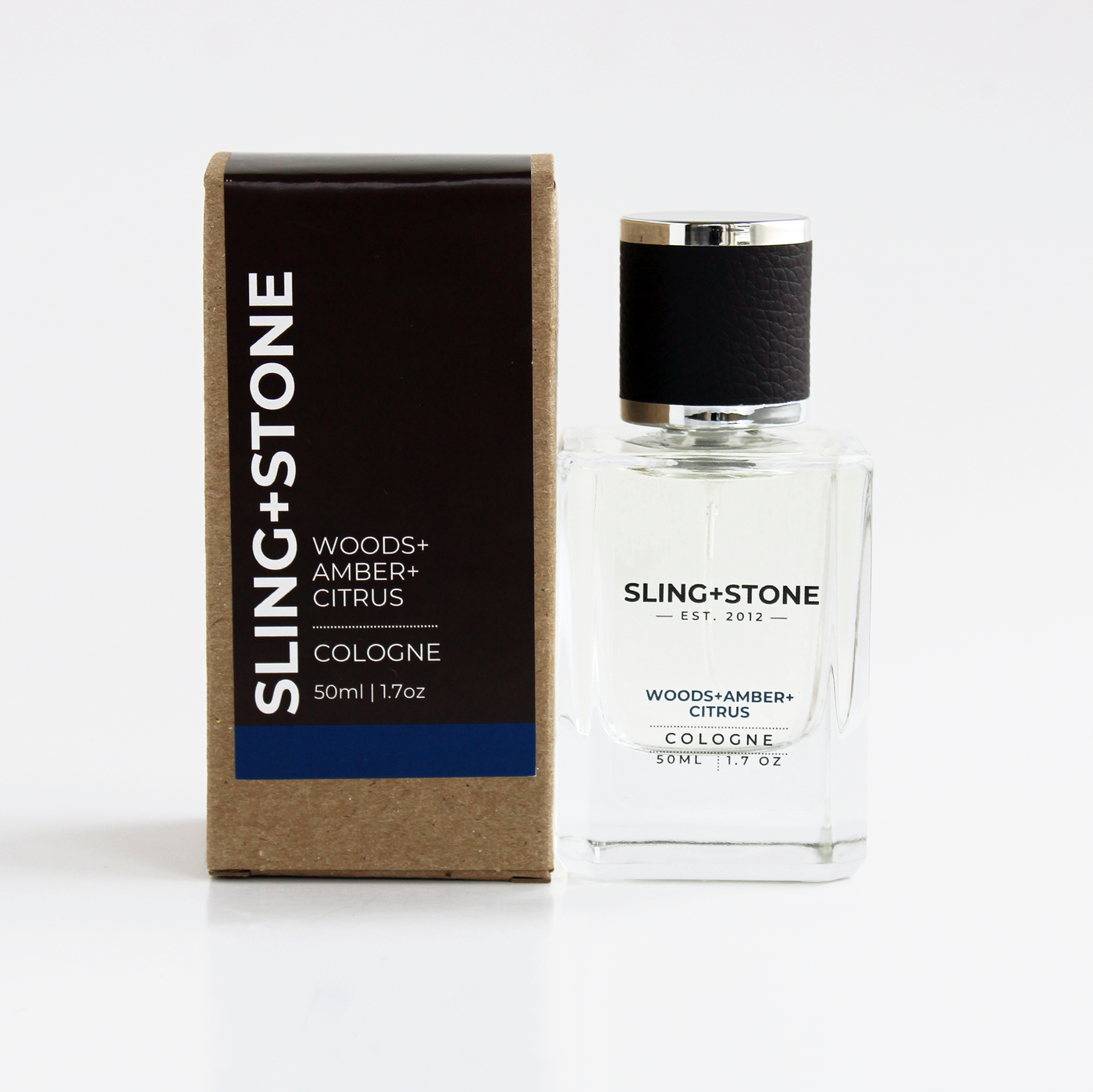 Sling & Stone : Men's Cologne - Woods+Citrus+Amber / Blue