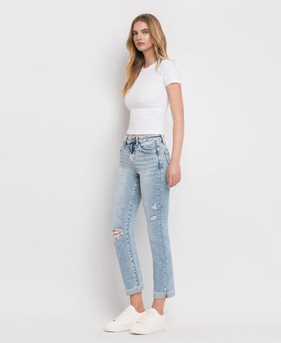 Lovervet - Cuffed Denim with Tummy Control