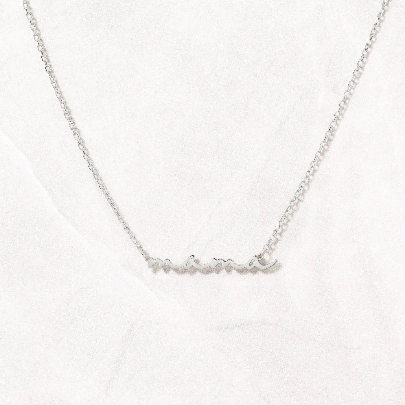 Sami Jewels - Mama Necklace: Silver