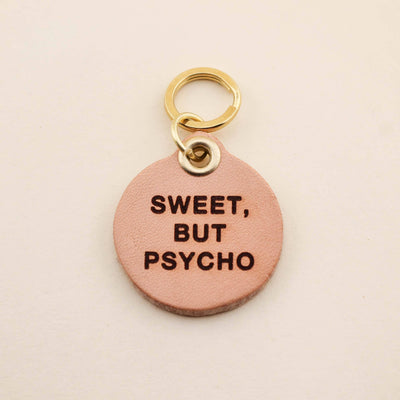 Freshwater Curated Goods - Sweet, But Psycho Pet Tag: Lilac Acrylic