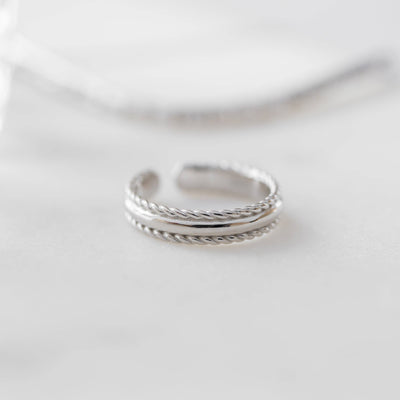 Sami Jewels - Camila Toe Ring: Silver