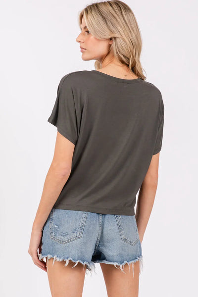 Raygen Loose Fit Top