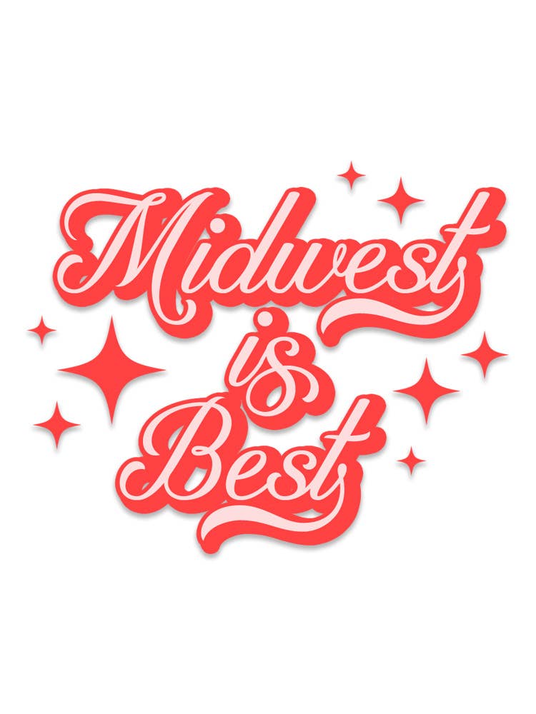 Maddon and Co - Midwest is Best Sticker - Clear