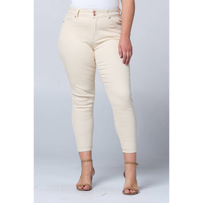Blue Turtle - Plus Size Tummy Tuck Butt Lift Skinny Jean PH3502X Dark