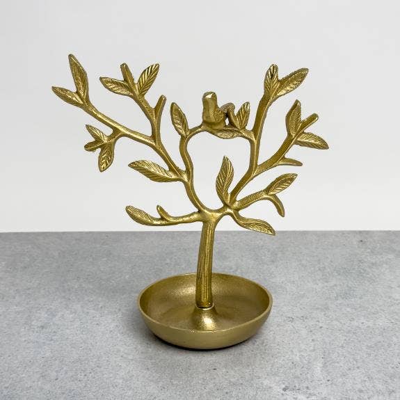 Tree Jewelry Stand- Gold