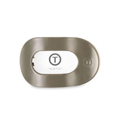 TELETIES - Flat Round Hair Clip | Medium | Sage It Ain't So