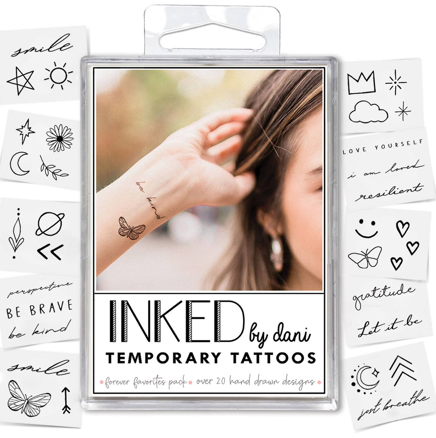 INKED by Dani - Forever Favorites Temporary Tattoo Pack