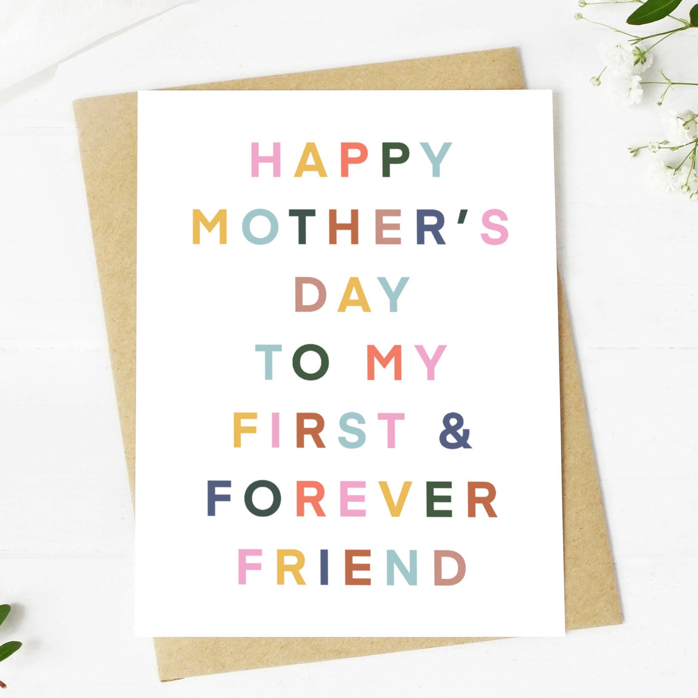 Big Moods - "Happy Mother's Day To My Forever Friend" Mother's Day Card