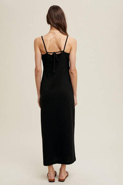 Hannah Midi Dress with Tie Back