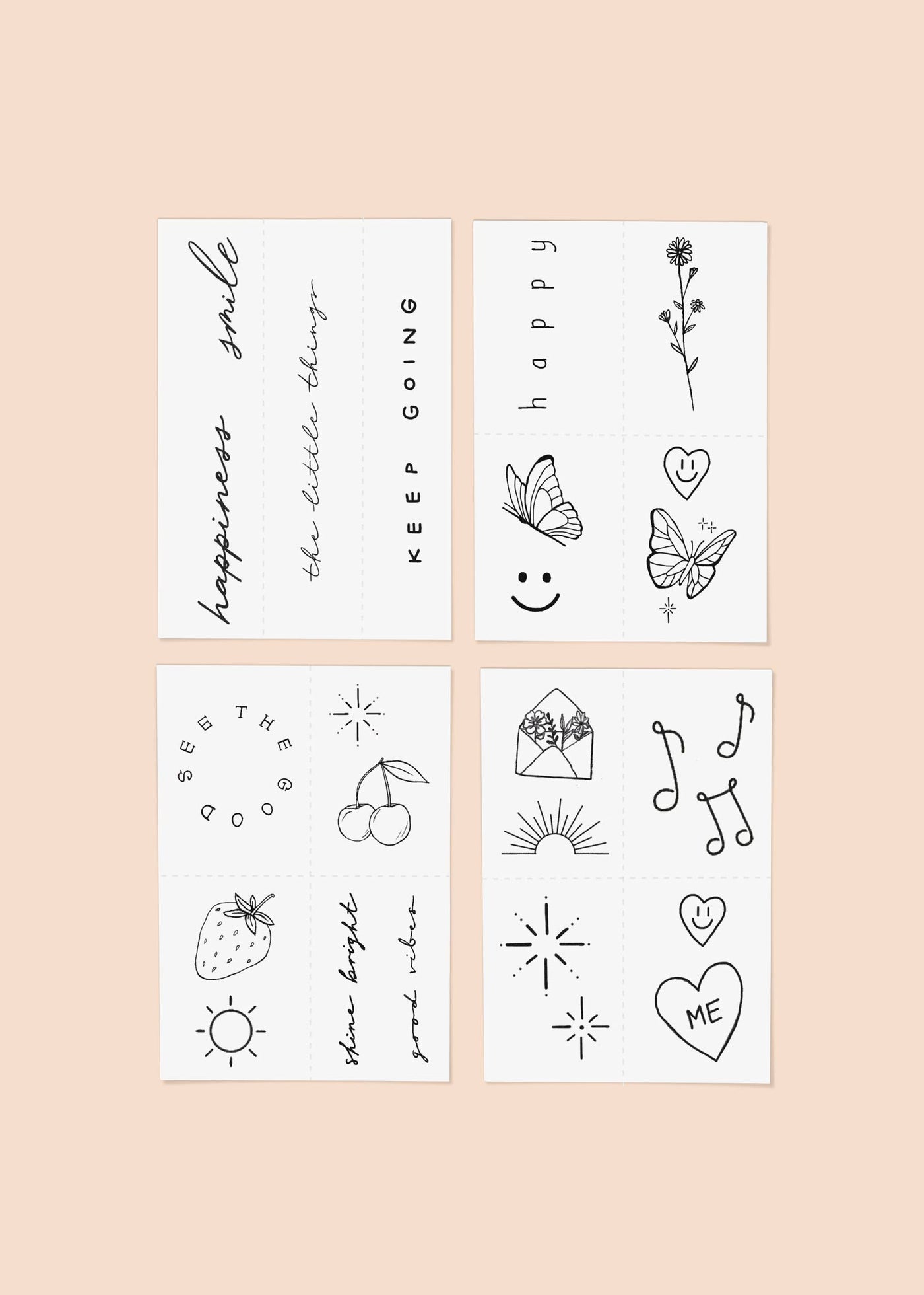 INKED by Dani - Feel Good Temporary Tattoo Pack