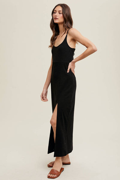 Hannah Midi Dress with Tie Back